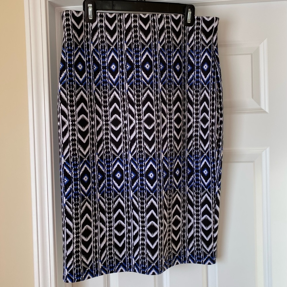 Sequin Hearts Pencil Skirt - XL - NWOT